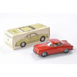 Wiking Vintage 1/40 plastic issue comprising No. 143 Promotional Volkswagen Karmann Ghia in red.