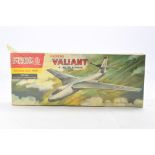 FROG Vintage Plastic Model Kit in 1/96 comprising Vickers Valiant V Bomber. Complete and