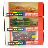 Britains 1/32 Farm issues comprising 1) No. 9547 Front Mounted Cultivator, 2) No. 9548 Flexicoil