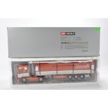 WSI 1/50 high detail model truck issue comprising Scania R5 Topline Volume Trailer in the livery