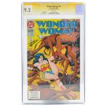 Graded Comic Book interest comprising Wonder Woman #77 - D. C. Comics 8/93. Signed by Brian