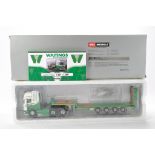 WSI 1/50 high detail model truck issue comprising Scania Streamline Low Loader in the livery of