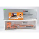 WSI 1/50 high detail model truck issue comprising Scania Streamline Low Loader in the livery of DPC.