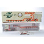 WSI 1/50 high detail model truck issue comprising Scania R5 Topline Low Loader in the livery of