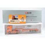 WSI 1/50 high detail model truck issue comprising Scania Streamline Low Loader in the livery of DPC.