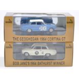 Classic Carlectables 1/43 Limited Edition issues comprising Geoghegan 1964 Cortina GT plus Bob