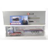 WSI 1/50 high detail model truck issue comprising Volvo FH4 Flatbed Trailer in the livery of