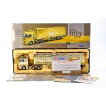 Corgi 1/50 Diecast Model Truck issue comprising No. AN13419 DAF 105 ERF ECT Olympic Curtainside Gold