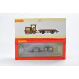 Model Railway issue comprising of Hornby R3707 Ruston & Hornsby 48DS and flatbed wagon longmorn