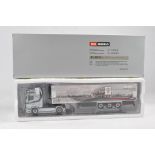 WSI 1/50 high detail model truck issue comprising Scania S highline Fridge Trailer in the livery