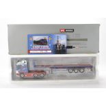 WSI 1/50 high detail model truck issue comprising Volvo FH4 Flatbed Trailer in the livery of
