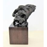 MICHAEL AYRTON [1921-75]. Minotaur Alarmed, 1970. bronze, edition of 9, 8/9. 27 cm high including