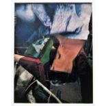 MICHAEL WERNER [1912-89]. U/T, c.1965. collage on paper. 27 x 20 cm - frame size 55 x 44 cm.