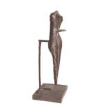 CESAR [Cesar Baldaccini] [1921-98]. Nude [Femme Nue Debout], 1947. bronze, edition of 8, 7/8 [