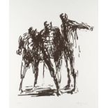 OLIFFE RICHMOND [1919-1977]. Pilot; Marathon; Standing Group, 1966. The set of three lithographs,