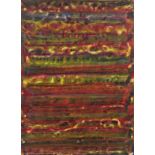 ROBERT CLATWORTHY R.A [1928-2015]. Blurred Abstract, 1996. acrylic on card; signed with initials [as