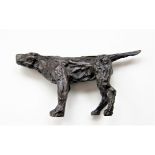 ROBERT CLATWORTHY R.A. [1928-2015]. Dog 11, 1966. bronze; edition of 8; 4/8; signed RC. 25 cm