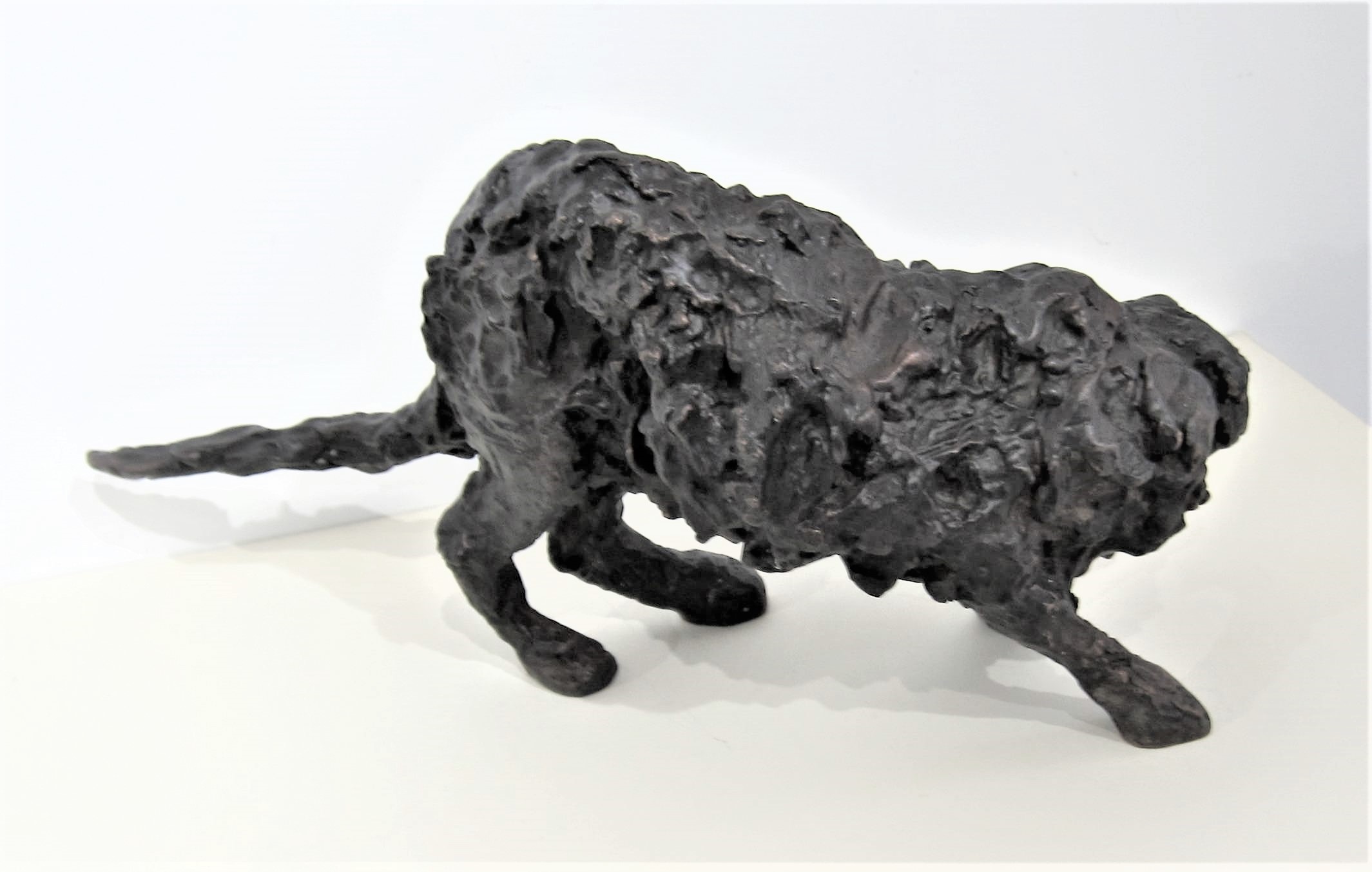 ROBERT CLATWORTHY R.A. [1928-2015]. Cat, 1955. bronze, edition of 8, 8/8; signed RC. 48 cm long. - Image 6 of 6