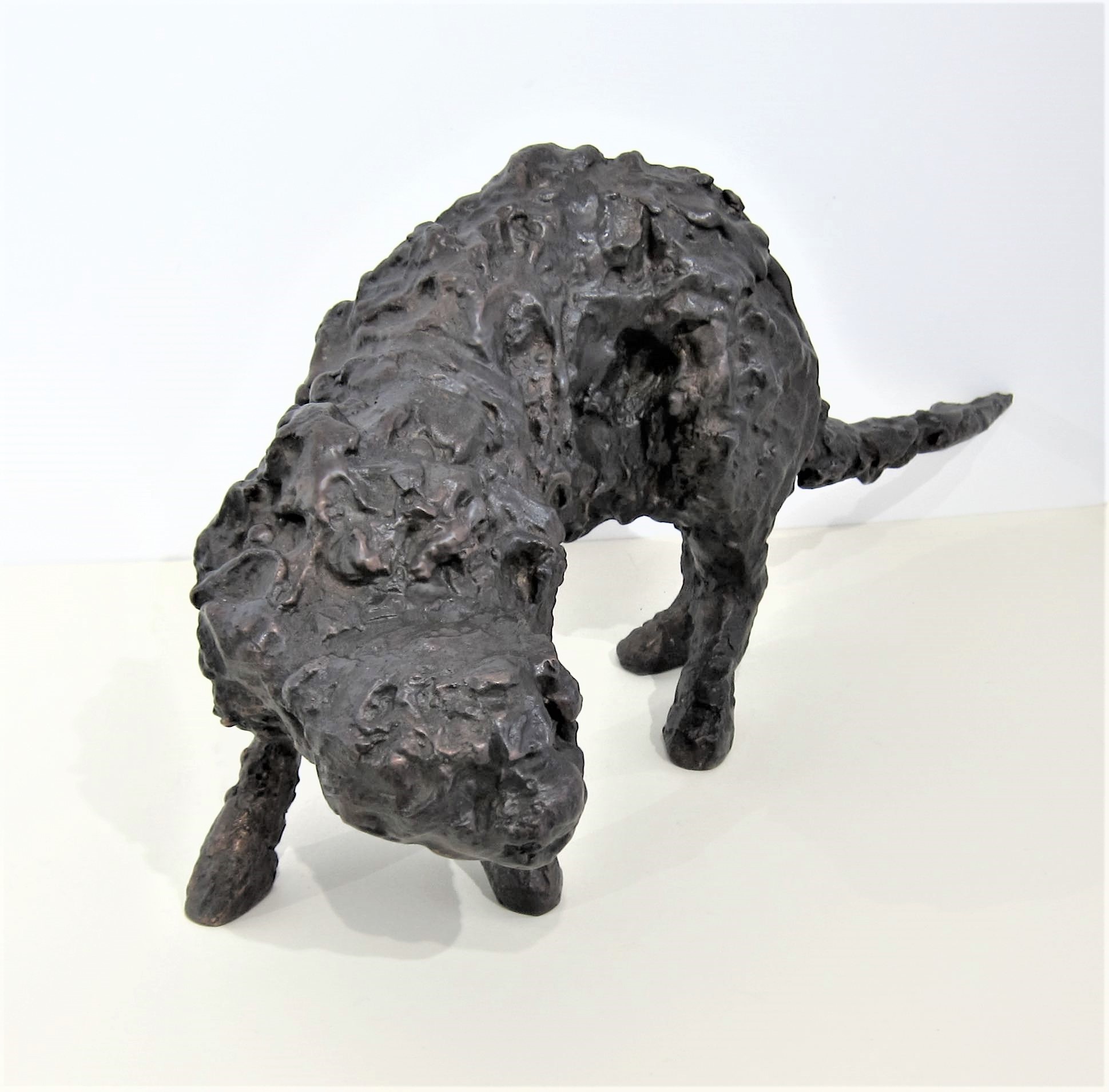ROBERT CLATWORTHY R.A. [1928-2015]. Cat, 1955. bronze, edition of 8, 8/8; signed RC. 48 cm long. - Image 4 of 6