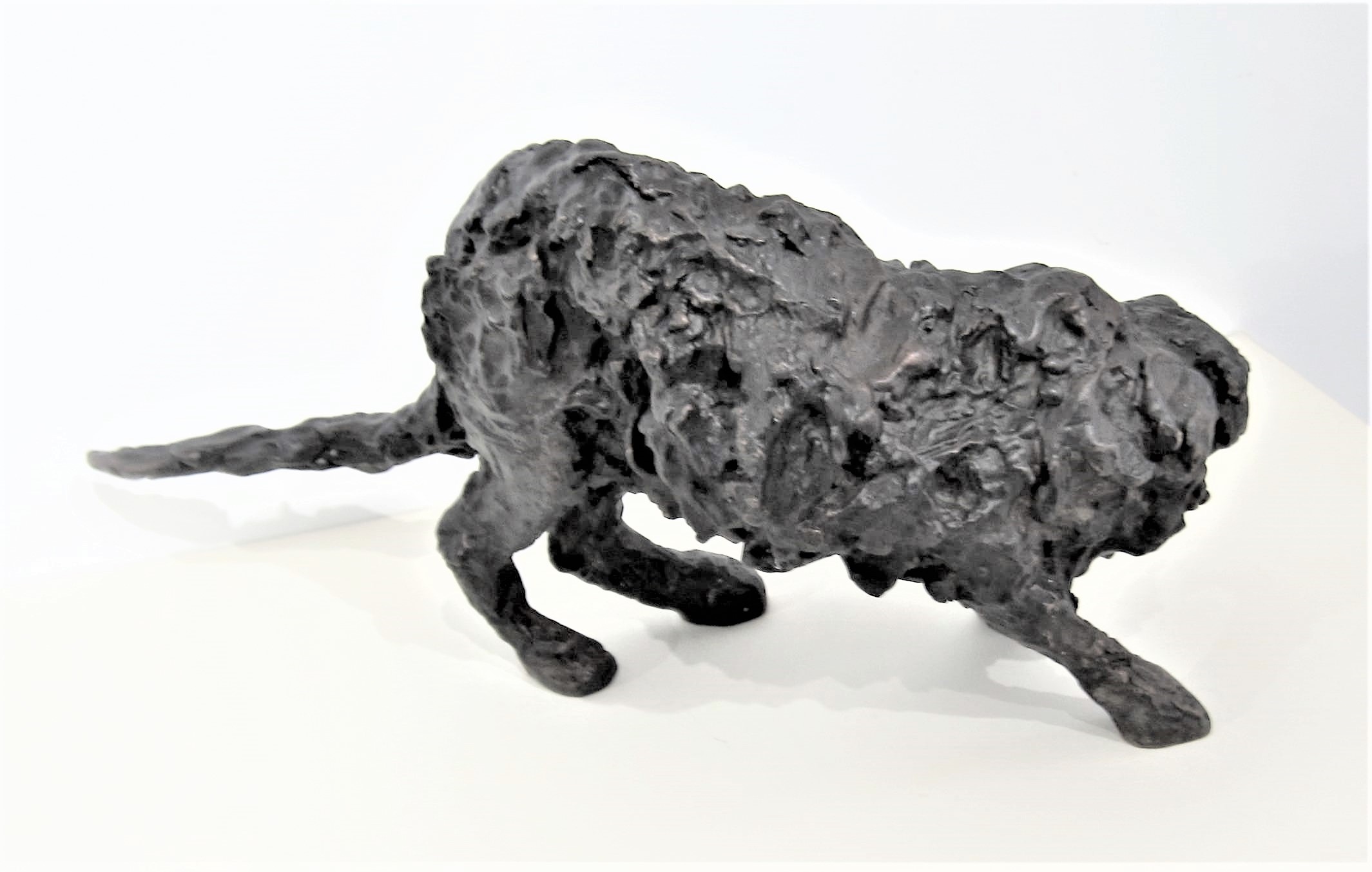 ROBERT CLATWORTHY R.A. [1928-2015]. Cat, 1955. bronze, edition of 8, 8/8; signed RC. 48 cm long. - Image 5 of 6