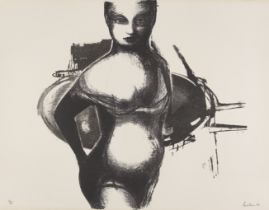 REG BUTLER [1913-1981]. Girl, 1968. Lithograph on Arches wove paper. Signed, dated and numbered in