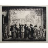 WILLIAM STRANG RA [1859-1921]. Selfridges Toy Window, 1911. Drypoint etching on cream laid F J