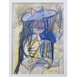 CERI RICHARDS R.A. [1903-71]. The Beekeeper, 1946. watercolour and crayon; dated by the artist;