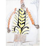 CERI RICHARDS R.A. [1903-71]. Boas, 1956. watercolour and ink; with studio stamp. 26 x 19 cm -