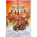CARRY ON UP THE KHYBER. Original film poster UK one-sheet, 1968. The full sheet, folded as issued,