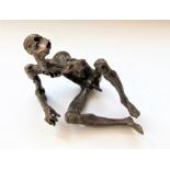 SEAN RICE [1931-97]. Crouching Figure, c. 1968. bronze; unique; signed. 20 cm long. Provenance: