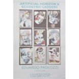 EDUARDO PAOLOZZI RA [1924-2005]. Artificial Horizon & Eccentric Ladders, 1995. lithographic