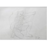 MICHAEL AYRTON [1921-75]. Laocoon Maze Figure III, 1972 [study for one of Ayrton's best sculptures].