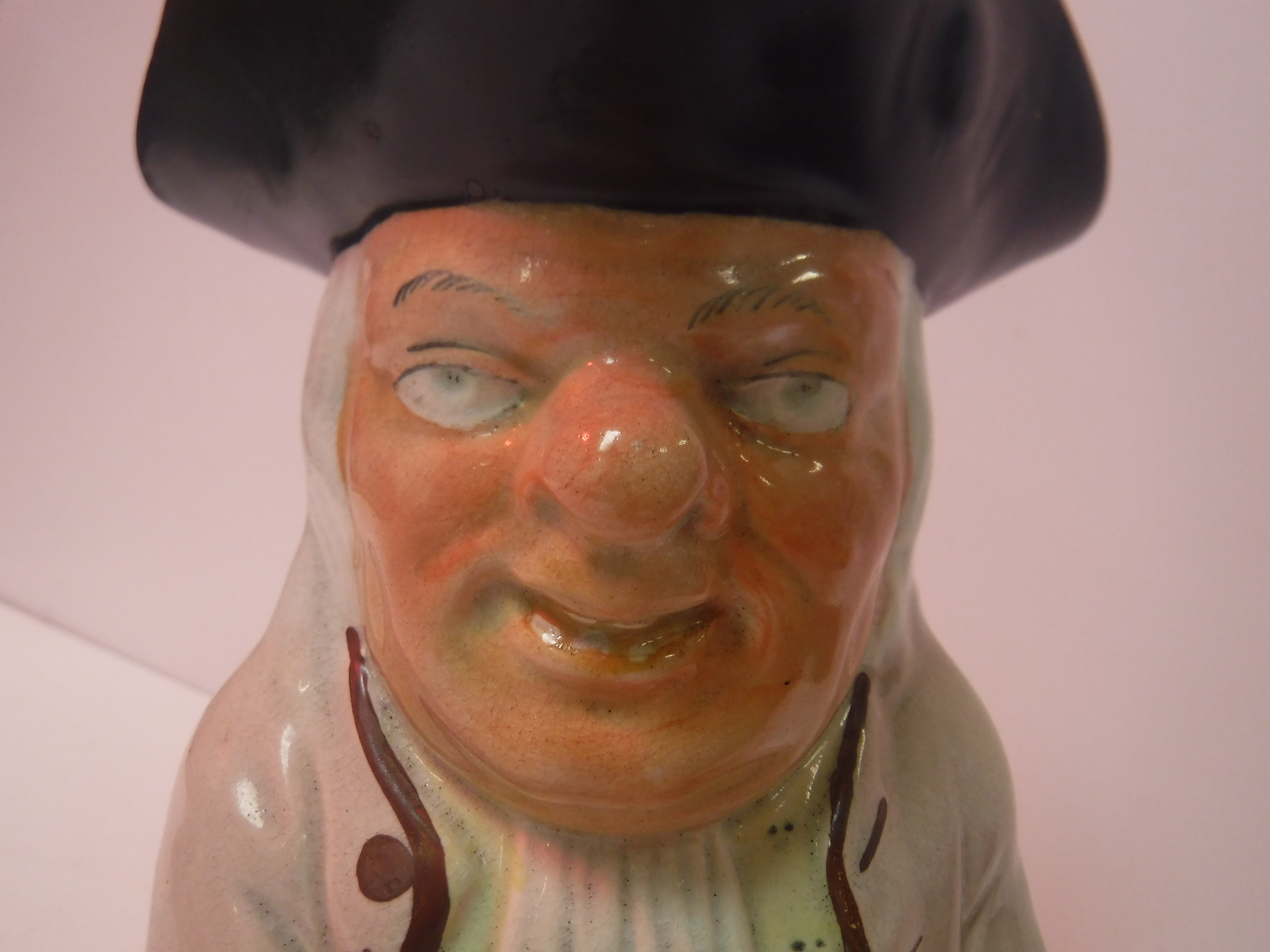 A 19th Century Staffordshire pottery Toby jug as "Toby Philpott seated with jug of ale on his left - Image 12 of 16