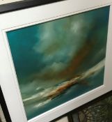 ALISON JOHNSON “In Flight”, oil on canvas, signed lower right,