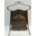 An Arts & Crafts fire screen,