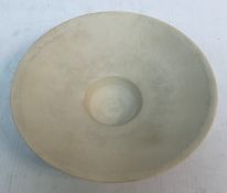 A Mary White (1926-2013) stoneware pottery bowl of simple form of flared form, 24.5 cm diameter x 6.