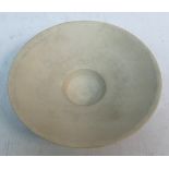 A Mary White (1926-2013) stoneware pottery bowl of simple form of flared form, 24.5 cm diameter x 6.