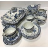 A collection of Orient pattern dinner and tea wares by Hales,