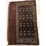 A Bokhara rug,