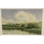JOHN W H BLOFIELD "River landscape", watercolour, signed and dated '79 lower right,