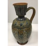 A Doulton Lambeth stoneware jug by Eliza Simmance,