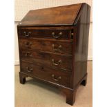 A 19th Century mahogany bureau,