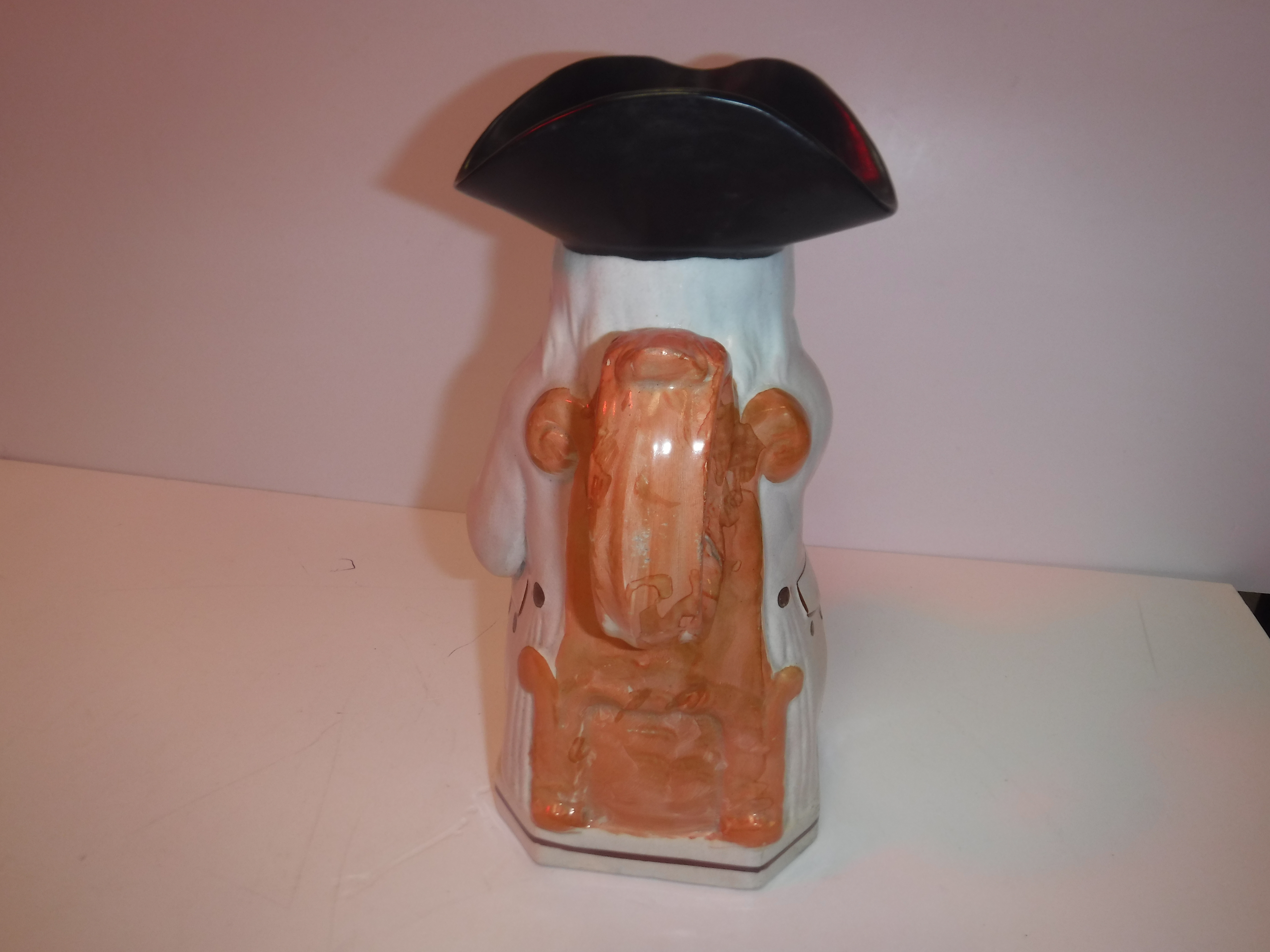 A 19th Century Staffordshire pottery Toby jug as "Toby Philpott seated with jug of ale on his left - Image 4 of 16