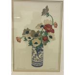 AFTER HALL THORPE "The Chinese vase", a still life study, colour print,