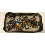 A collection of Cadburys Chocolate Cocoa Club painted lead figures,