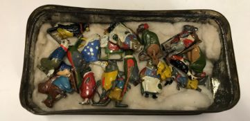 A collection of Cadburys Chocolate Cocoa Club painted lead figures,