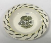 An Eric Ravilious for Wedgwood “Garden” pattern shallow dish 21 cm diameter