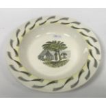 An Eric Ravilious for Wedgwood “Garden” pattern shallow dish 21 cm diameter