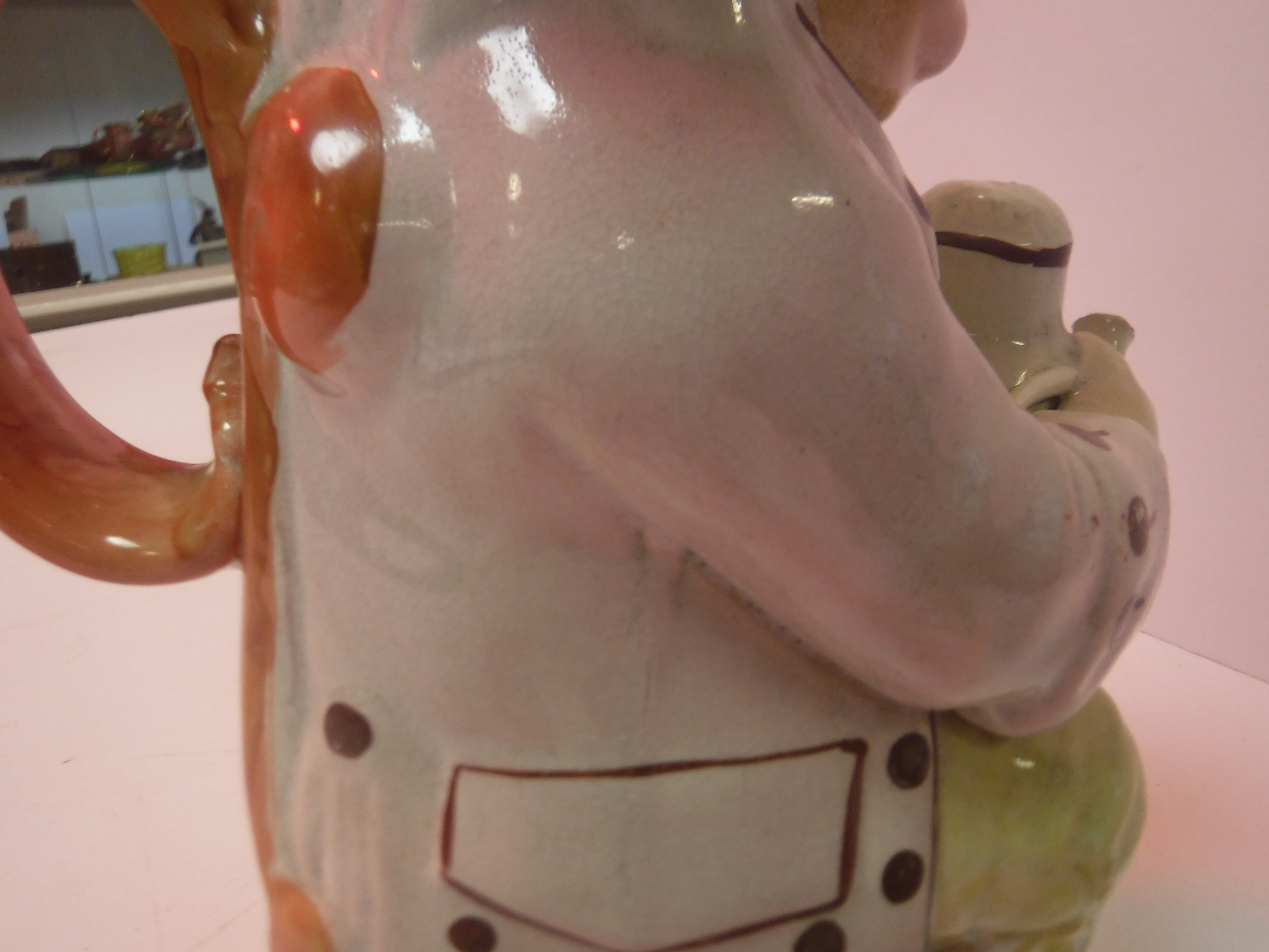 A 19th Century Staffordshire pottery Toby jug as "Toby Philpott seated with jug of ale on his left - Image 10 of 16