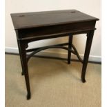 A modern mahogany writing table,